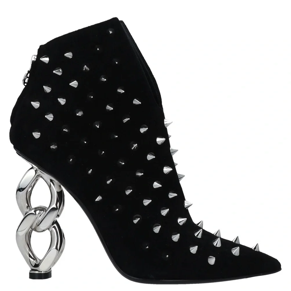 Balmain spike booties size 37